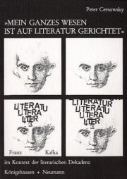 Couverture : "Mein ganzes Wesen ist auf Literatur gerichtet"