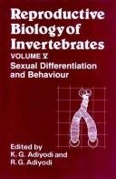 Couverture : Reproductive Biology of Invertebrates, Vol. 5, Sexual Differentiation and Behaviour