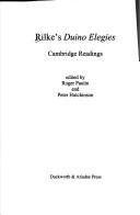 Couverture : Rilke's Duino elegies