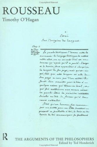 Couverture : Rousseau