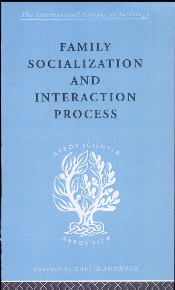 Couverture : Family socialization and interaction process