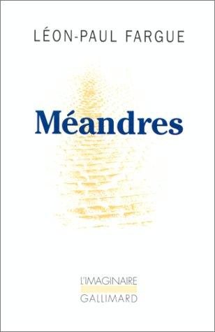 Couverture : Méandres
