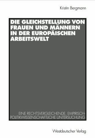 Couverture : Die Gleichstellung von Frauen und Männern in der europäischen Arbeitswelt