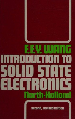 Couverture : Introduction to solid state electronics