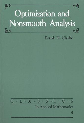 Couverture : Optimization and nonsmooth analysis