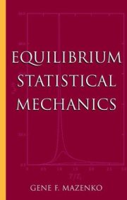 Couverture : Equilibrium statistical mechanics