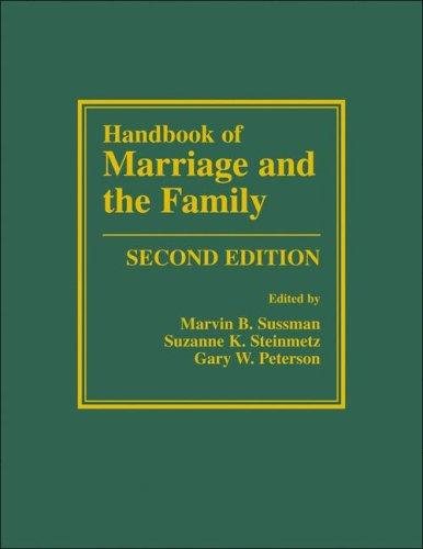 Couverture : Handbook of marriage and the family
