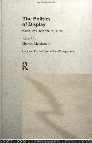 Couverture : The politics of display