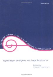 Couverture : Nonlinear analysis and applications