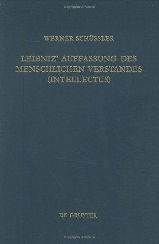 Couverture : Leibniz' Auffassung des menschlichen Verstandes (intellectus)
