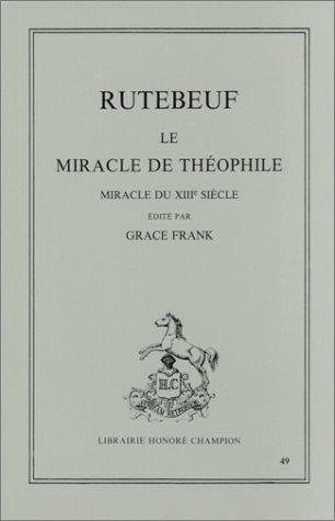 Couverture : Le Miracle de Théophile