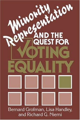 Couverture : Minority representation and the quest for voting equality