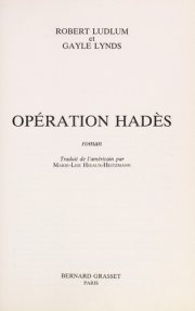 Couverture : Opération Hadès