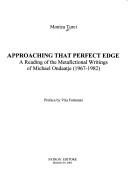 Couverture : Approaching that perfect edge