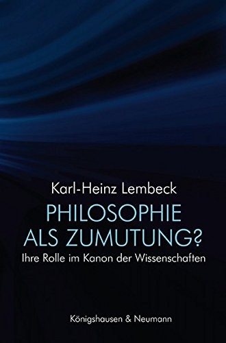 Couverture : Philosophie als Zumutung?