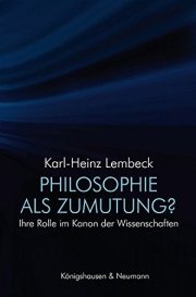 Couverture : Philosophie als Zumutung?