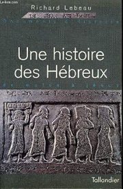 Couverture : Une histoire des Hébreux