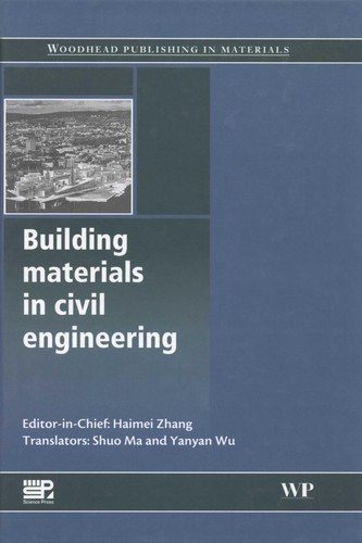 Couverture : Building materials in civil engineering