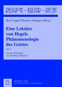 Couverture : Eine Lektüre von Hegels Phänomenologie des Geistes