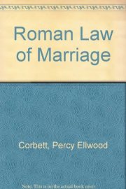 Couverture : The Roman law of marriage