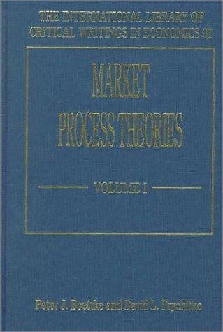 Couverture : Market process theories
