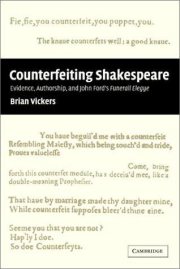 Couverture : Counterfeiting Shakespeare