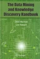 Couverture : Data mining and knowledge discovery handbook