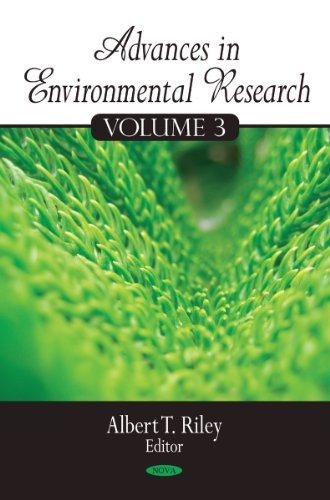 Couverture : Advances in Environmental Research