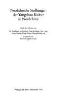 Couverture : Neolithische Siedlungen der Yangshao-Kultur in Nordchina