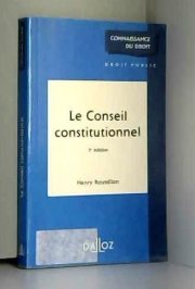 Couverture : Le Conseil constitutionnel