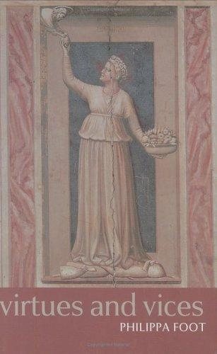Couverture : Virtues and vices and other essays in moral philosophy