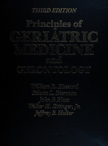 Couverture : Principles of geriatric medicine and gerontology