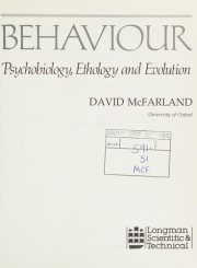 Couverture : Animal behaviour