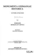 Couverture : Iordanis Romana et Getica