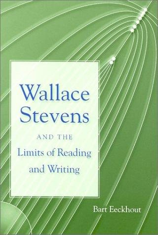 Couverture : Wallace Stevens and the limits of reading and writing