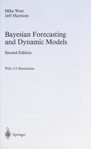 Couverture : Bayesian forecasting and dynamic models