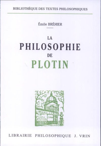 Couverture : La philosophie de Plotin