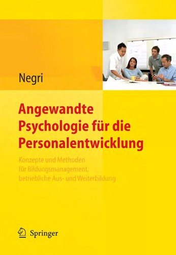 Couverture : Angewandte Psychologie fu r die Personalentwicklung