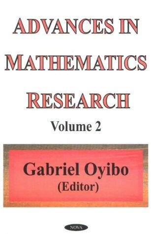 Couverture : Advances in Mathematics Research