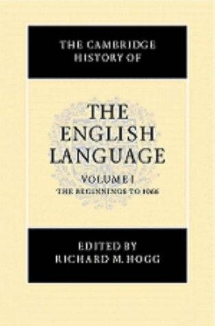 Couverture : The Cambridge history of the English language