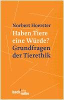 Couverture : Haben Tiere eine Würde?