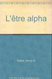Couverture : L'ÃÂªtre alpha
