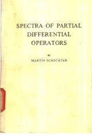 Couverture : Spectra of partial differential operators