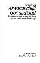 Couverture : Verwandtschaft, Gott und Geld
