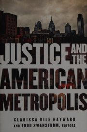 Couverture : Justice and the American metropolis