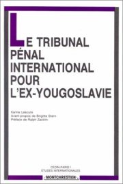 Couverture : Le Tribunal pénal international pour l'ex-Yougoslavie