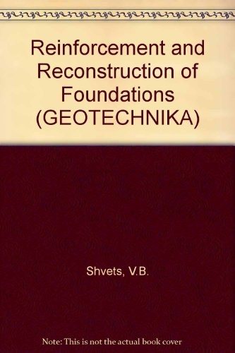 Couverture : Reinforcement and reconstruction of foundations