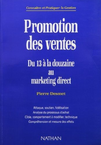 Couverture : Promotion des ventes