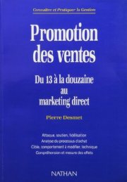 Couverture : Promotion des ventes