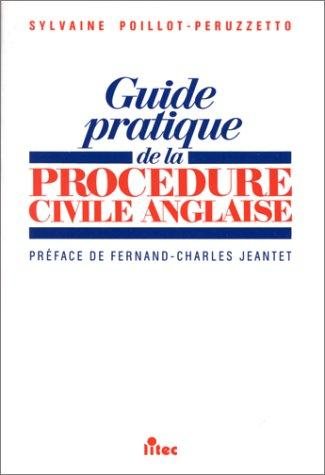 Couverture : Guide pratique de la procédure civile anglaise